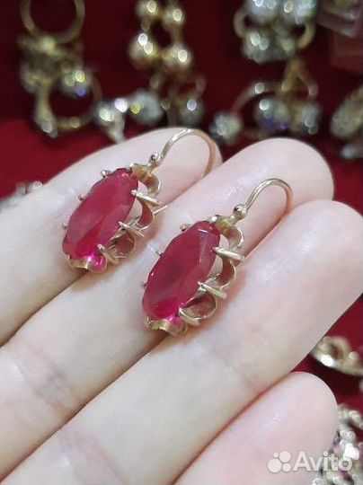 Золотые серьги 583пр СССР