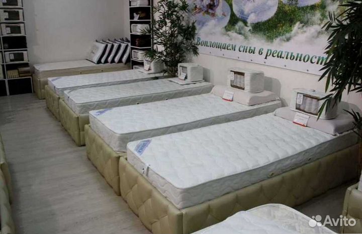 Матрас одно спальный анатомический средней жесткос