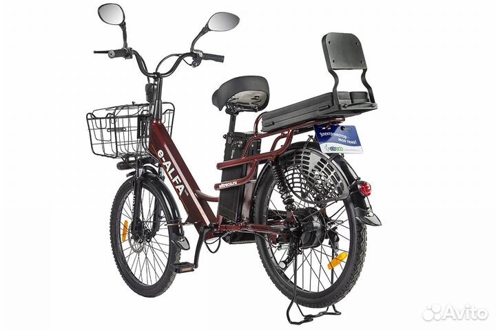 Электровелосипед green city e-alfa LUX