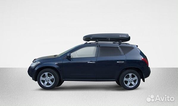 Автобокс на крышу Inno New Shadow 14 черный 400л