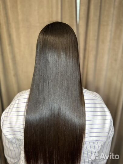 Модель на кератиновое выпрямление волос и ботокс