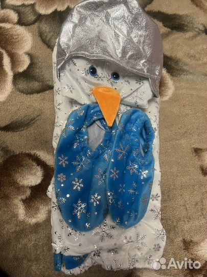 Новогодний костюм Снеговик 116