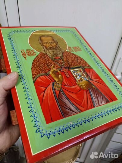 Икона старинная.Св.Димитрий