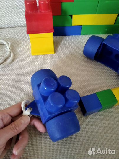 Конструктор пластиковый крупные детали