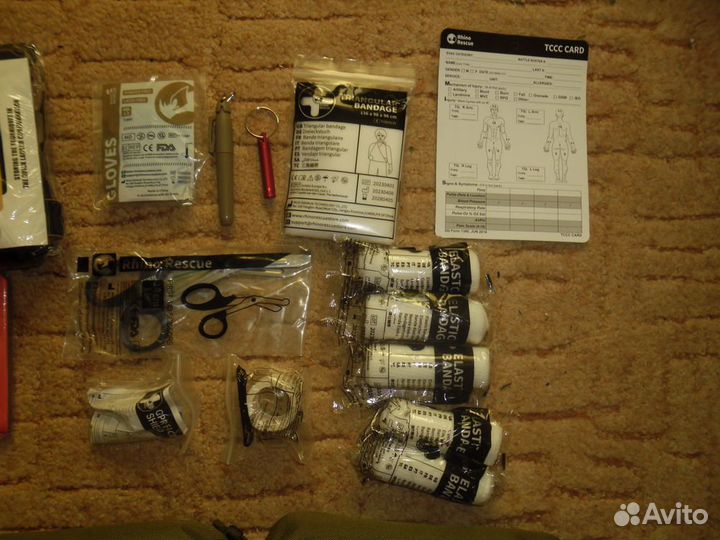 Тактическая отрывная аптечка Rhino Rescue