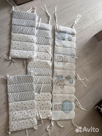 Бортики на детскую кроватку