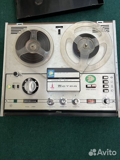 Катушечный магнитофон астра 207