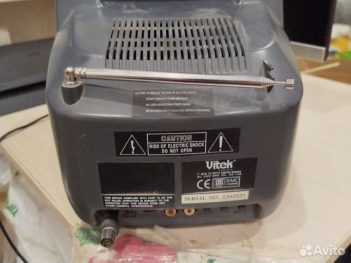 Телевизор черно белый Vitek