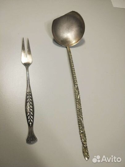 Мельхиор СССР столовые приборы