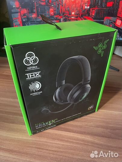 Игровые наушники razer kraken v3