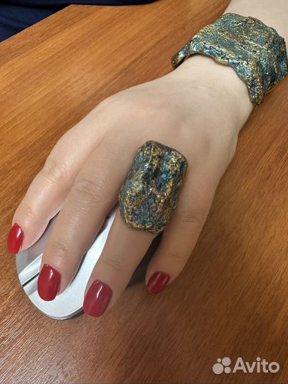 Комплект (браслет, кольцо, серьги)