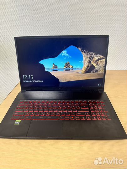 Игровой ноутбук msi GTX3050 Core i5 8gb