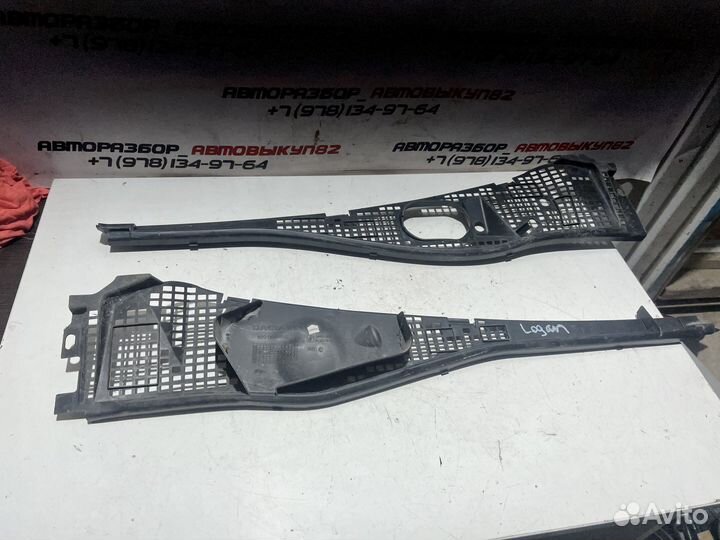 Жабо Renault Logan Решётка стеклоочистителей (жабо