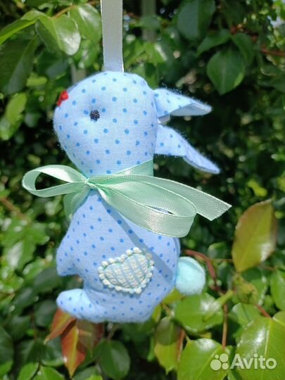 Мягкие игрушки ручной работы зайчик