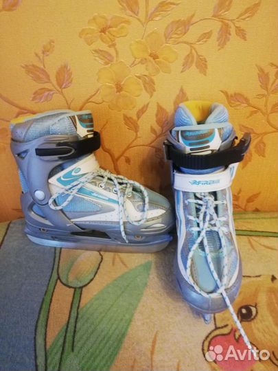 Коньки детские раздвижные 34 37