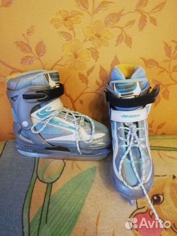 Коньки детские раздвижные 34 37