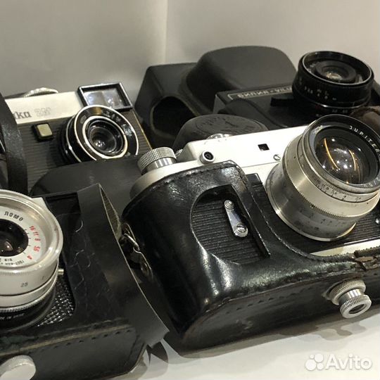 Лот советских пленочных фотоаппаратов