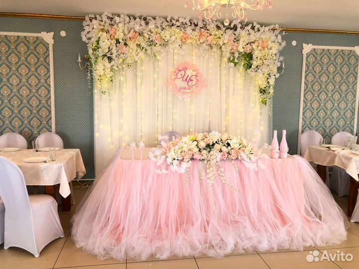 Оформление свадеб, юбилеев, детских праздников