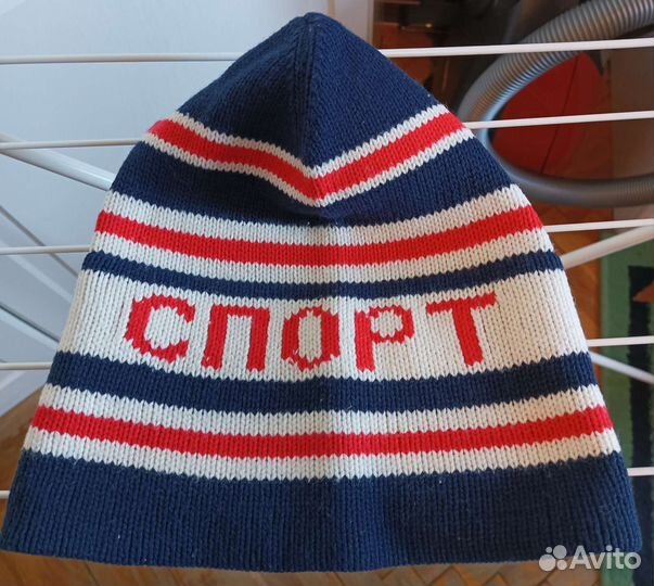 Шапка спорт винтаж СССР