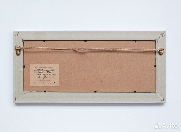 Картина маслом, морской пейзаж, Крым, ручная работ