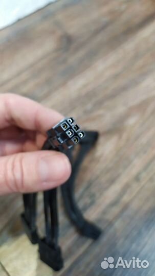 Переходник 6 pin на 2х молекс для видеокарты