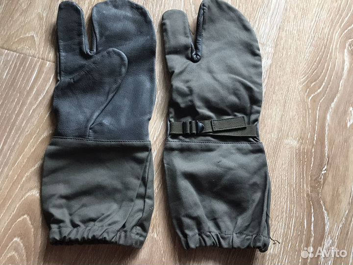 Перчатки тканевые и кожа