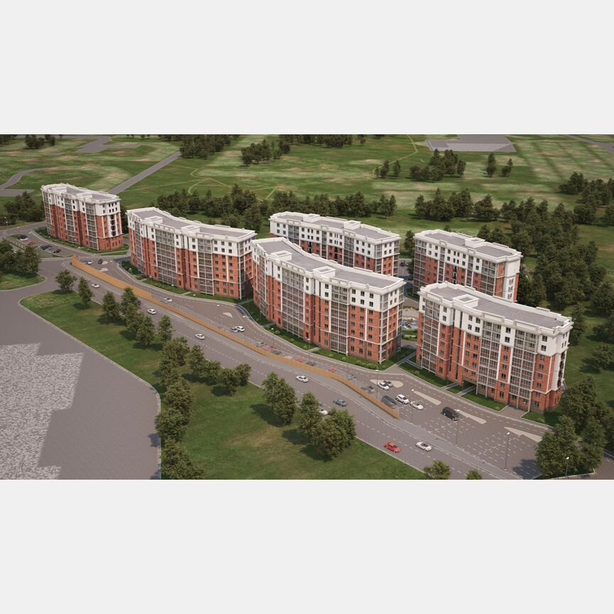 2-к. квартира, 52,7 м², 2/8 эт.