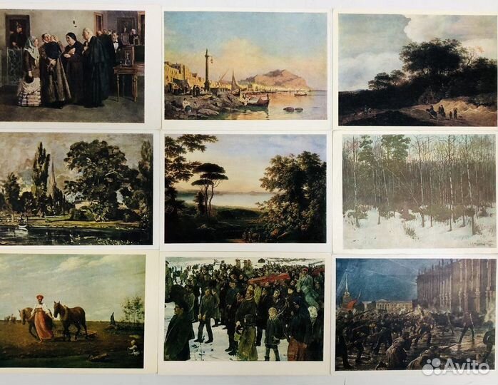 Открытка. Картины художников
