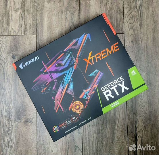 Коробка видеокарты Gigabyte aorus Xtreme RTX3090