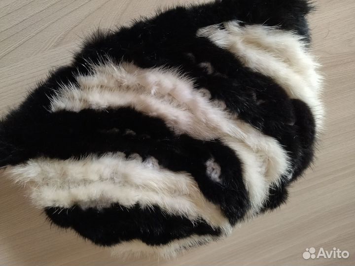 Шапка норковая женская