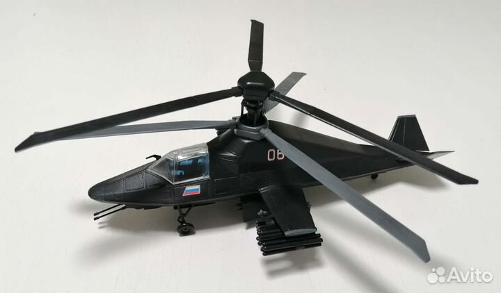 Модель вертолета Ка-58 Черный призрак 1/72