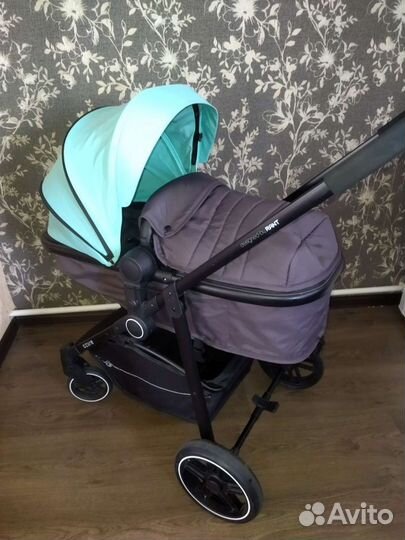 Коляска 2 в 1 Rant azur star