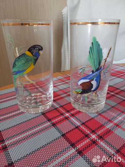 Хрустальные стаканы богемия