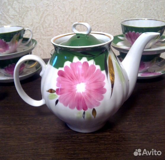 Молочник от сервиза Астры/Георгин Дулёво новый