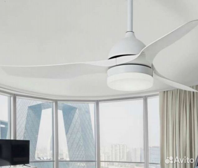 Потолочный вентилятор с освещением LED