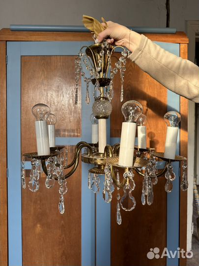 Хрустальная люстра СССР