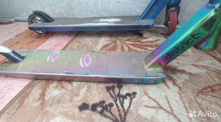 Трюковой самокат tech team