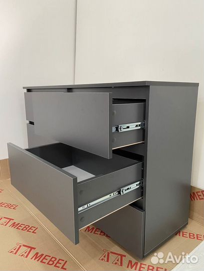 Комод Idea новый в цвете графит