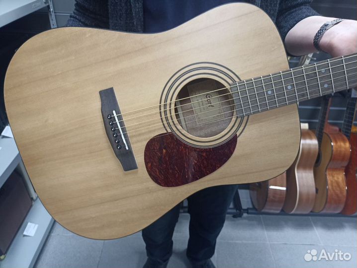 Cort Earth60OP Акустическая гитара, натуральный бу