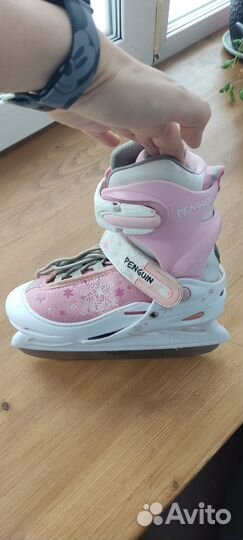 Коньки детские раздвижные 30-33