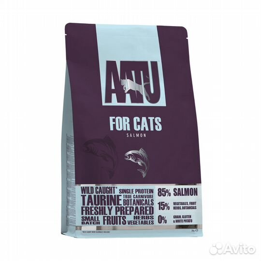 Aatu, сухой и влажный корм для кошек и собак