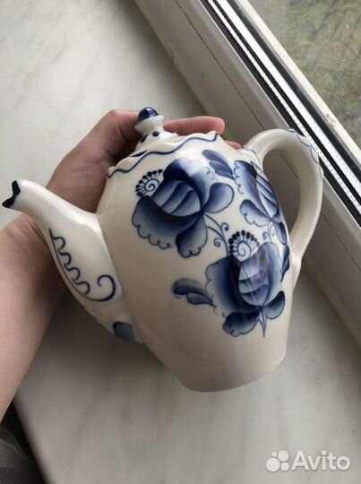 Чайник Гжель