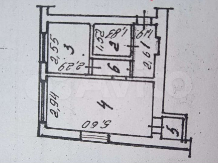 1-к. квартира, 31,9 м², 1/4 эт.