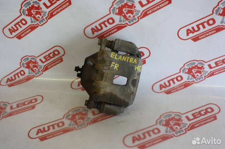 Суппорт тормозной передний правый Hyundai Elantra