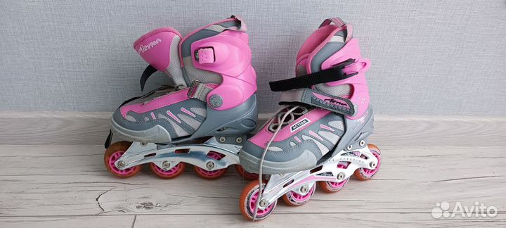 Ролики раздвижные для девочек р. 35- 38