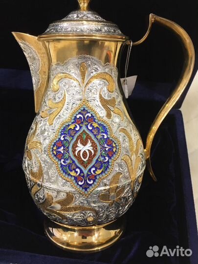 Кувшин Кубачинское серебро