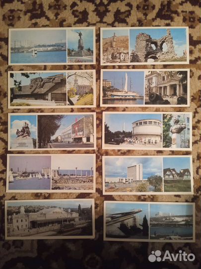 Открытки СССР- Аэрофлот/Севастополь/Азия/Батуми