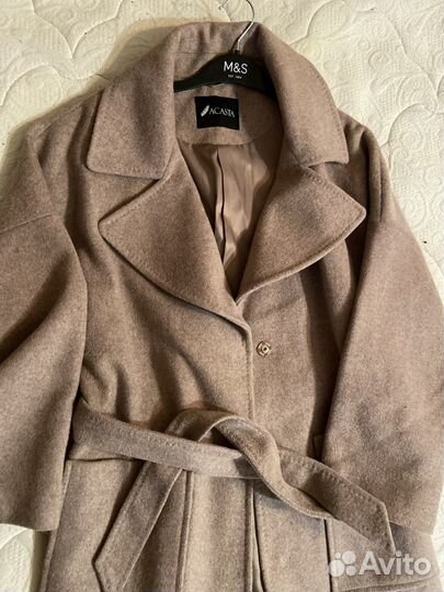 Шерстяное пальто женское 46