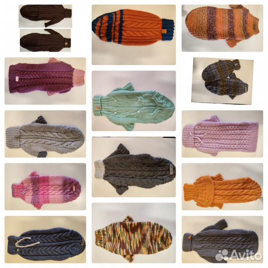 Шапки,кофты и комбензоны для собачек и кошечек