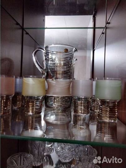 Цветное стекло рубиновое стекло СССР конфетница